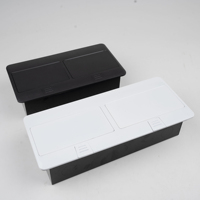 Prise de sol escamotable modulaire en aluminium moulé sous pression pour bureau, 3, 4, 6 ou 8 prises, KLASS Hotel CE CB