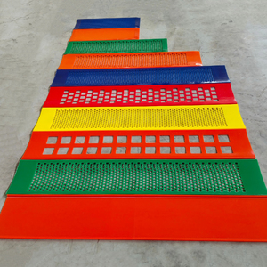 Cát sàng rung màn hình lưới Polyurethane khe khử nước sàng tấm <span class=keywords><strong>PU</strong></span> tuyến tính màn hình lưới - Product Image 1