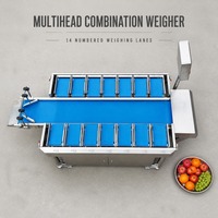 Balance combinée semi-automatique compacte pour aliments, avec petite table de pesée en plastique, idéale pour la planification de lignes de production limitées