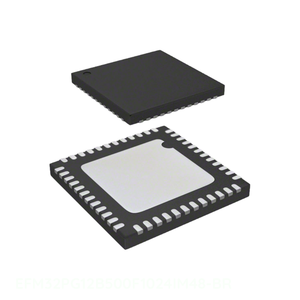 Achetez des composants électroniques en ligne Embedded 48 VFQFN Exposed Pad EFM32PG12B500F1024IM48-BR distributeur autorisé - Product Image 1