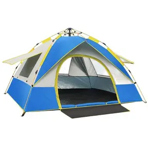 Automatic Camping Tent Outdoor 3-4 People Foldable Tent Outdoor Camping Tents 4 Persons Waterproof Outdoor Family