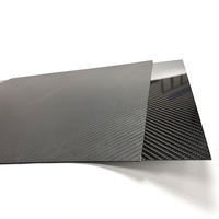 Hoja de fibra de carbono completa de alta calidad personalizada de fábrica de 1mm 0,5mm 0,2mm 0,4mm