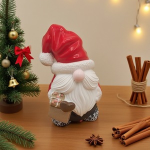 รูปปั้นซานตาคลอสทำจากเรซินสำหรับตกแต่งบ้าน - Product Image 5