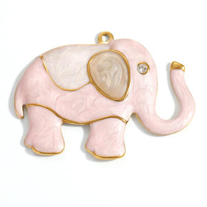 Abalorios de Corazón, Elefante, Pez y Concha para Joyería DIY, con Engaste de Cristal y Pedrería, Unisex, para Uso Diario - Product Image 2