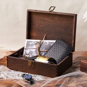 Ahşap Oymalı Anı Kutusu Mücevher Kutusu Ahşap Saklama Hediye Kutusu - Product Image 2