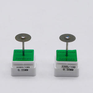 Disques de coupe électro-plaqués en diamant, frittés, double face, en zircone, pour meulage droit, accessoires de perceuse dentaire - Product Image 3