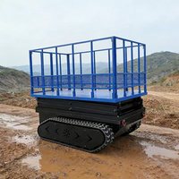 Nouvelles plateformes élévatrices sur chenilles JS pour la construction, l'entretien des murs extérieurs et le nettoyage des murs-rideaux, à propulsion électrique, haute performance