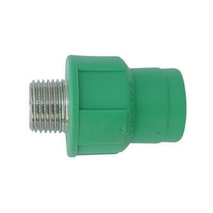 M 1/2 X 20mm Threaded <b>Fitting</b> for Grey PP Pipes <b>Conduits</b> & <b>Fittings</b> - Product Image 1