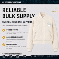 Blouson Bomber Matelassé Léger pour Femme - Manteau Rembourré Diamanté pour Automne/Hiver, Commande en Gros Personnalisable OEM/ODM