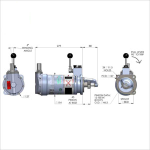 Démarreur de moteur pour STG92483 1323700 Démarreur à ressort pour bateau - Product Image 3