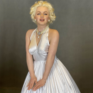 Grande Sculpture de cire de <span class=keywords><strong>Marilyn</strong></span> <span class=keywords><strong>Monroe</strong></span>, Sexy, pour exposition, vente en gros - Product Image 2