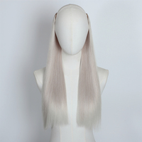 Extensions Halo en Cheveux Humains Remy de Qualité Salon, avec Fil Invisible, Meilleures Extensions à Clipser, Cheveux Naturels à Pointes Épaisses, Vente en Gros