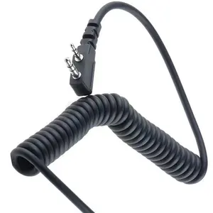 Walkie Talkie DIY k Đầu 4 dây Microphone cáp thích hợp cho Baofeng tyt quansheng BF-888S UV5R uv82 UV-K5 mic Cáp