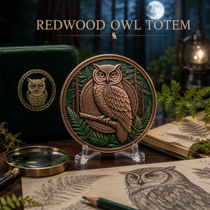 Pièce de monnaie commémorative personnalisée en relief 3D avec motif hibou, finition antique, pièce de défi, cadeau souvenir, vente en gros, usine OEM ODM - Product Image 2