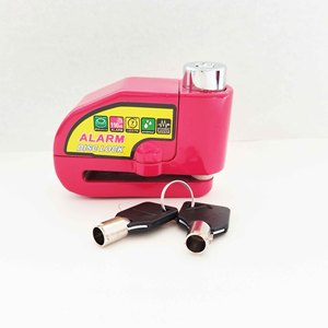 Kunci <span class=keywords><strong>Alarm</strong></span> Anti Maling Sepeda Berbahan Aluminium Alloy Tahan Air dengan Pengoperasian Kunci - Product Image 3