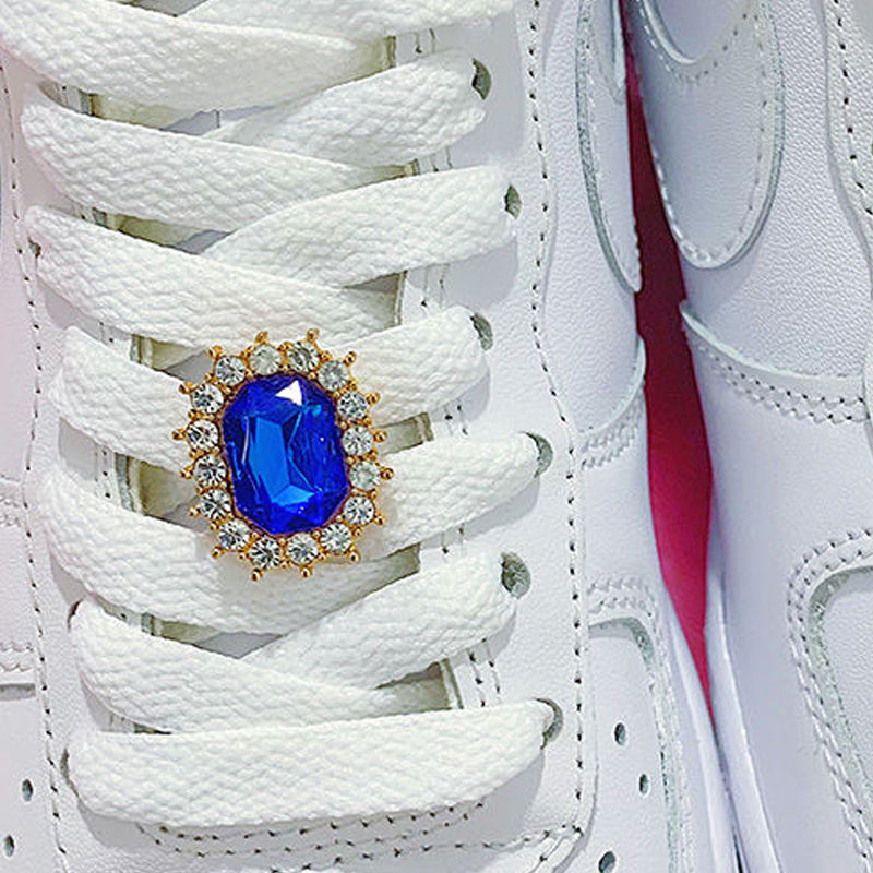 #12 paletas doradas, rectángulo azul real.