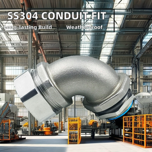 Phụ Kiện Ống Nối Cáp Thép Không Gỉ Khuỷu Tay 90 Độ Đầu Nối Ống Đồng Thau Linh Hoạt Chống Nước Giá Rẻ - Product Image 6