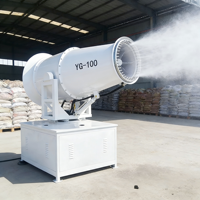 Canon à brouillard automatique avec fonction de minuterie pour la suppression programmée de la poussière