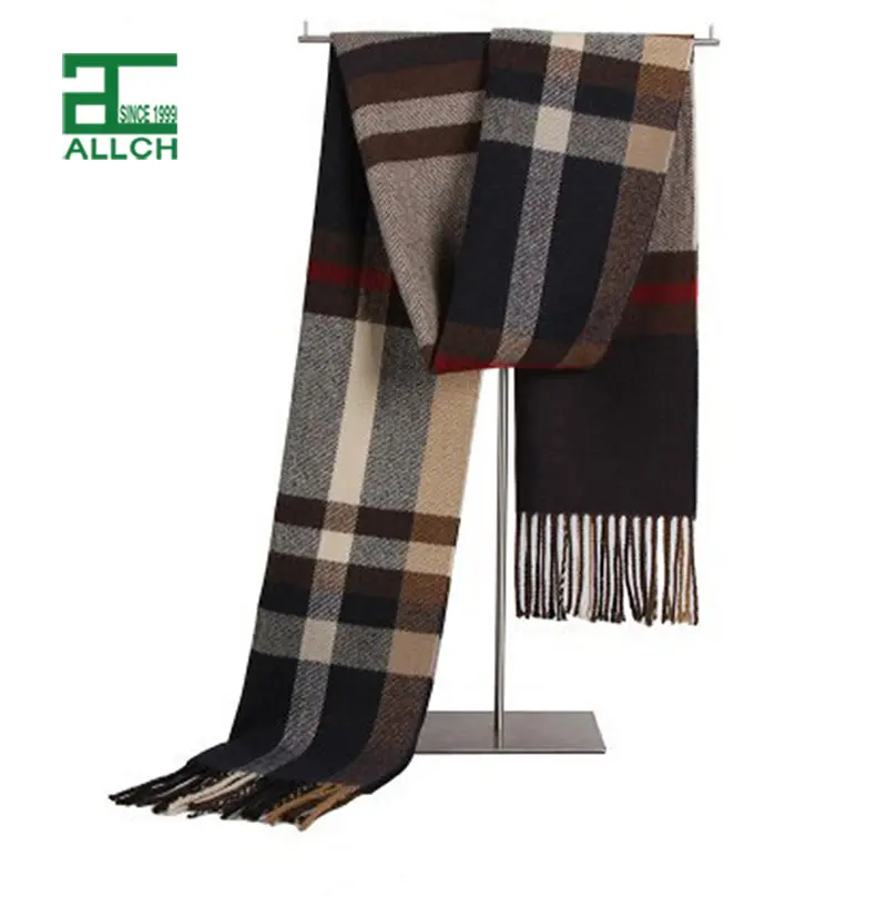 ALLCH RTS 2022 New Winter Men's Basic Warm Cashmere Neck Scarf Fashion Design Wholesale men long scarves