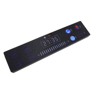 Panneau de commande rond en acrylique personnalisé pour appareils électroménagers avec icônes fonctionnelles imprimées en sérigraphie - Product Image 5