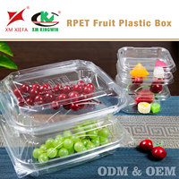 Boîte à salade de fruits à emporter plateau transparent avec couvercle emballage bol de fruits emballage conteneur