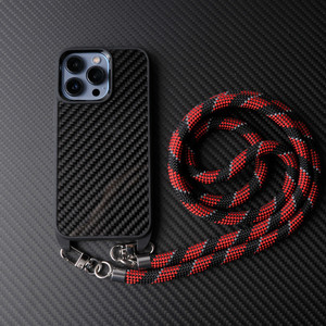 Étui Diagonal en Fiber de carbone pour téléphone <span class=keywords><strong>portable</strong></span>, housse de protection antichute en Fiber de carbone véritable pour Iphone14 Pro Max - Product Image 4