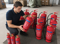 Prix de gros usine Extincteur à poudre sèche ABC 40% grande capacité 6KG 9KG 12KG