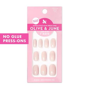 Uñas Postizas Adhesivas Olive June Classic Super Stick |   Short Squoval |   Sin Pegamento |   32 Pestañas 16 Tamaños |   No Tóxico, Fácil de Poner y Quitar, Aspecto Realista - Product Image 2