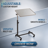Table inclinable multi-usage Healthmenex, réglable en hauteur, construction en PB+acier, légère, plage de hauteur 72-110 cm, pour patient