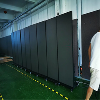 Écran d'affichage publicitaire LED portable pliable à installation instantanée, couleur pleine P2.5, pour la promotion en magasin