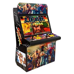 Satış ucuz dövüş dolabı Video oyunu makine jetonla çalışan Street Fighter Arcade para İtici Arcade oyunu
