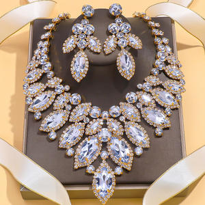 Collares de Novia con Pedrería, Conjuntos de Joyería para Boda, Moda Femenina, Superventas 2025 - Product Image 1