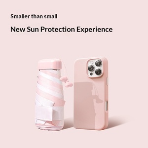 Ombrello Pieghevole a 6 Sezioni con Protezione UV, Design a Farfalla, Portatile e Compatto, 2-in-1 Sole e <span class=keywords><strong>Pioggia</strong></span> per Donne - Product Image 4