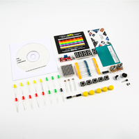 Kit de démarrage RFID pour Arduino UNO R3, version améliorée, suite d'apprentissage avec boîte de vente au détail, kit électronique DIY avec IIC et ultrasons