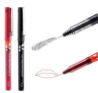 Let's V5 — stylo marqueur rouge et noir étanche, règle de mesure, Microblading, maquillage Permanent, tatouage, sourcils, lèvres, outil de traçage de la peau