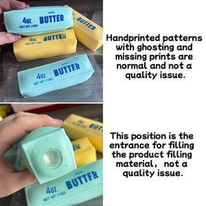Balle anti-stress en latex souple en forme de bâton de beurre, jouet sensoriel à presser, blocs ronds remplis de texture croquante, jouet ASMR anti-stress à presser à la main - Product Image 6