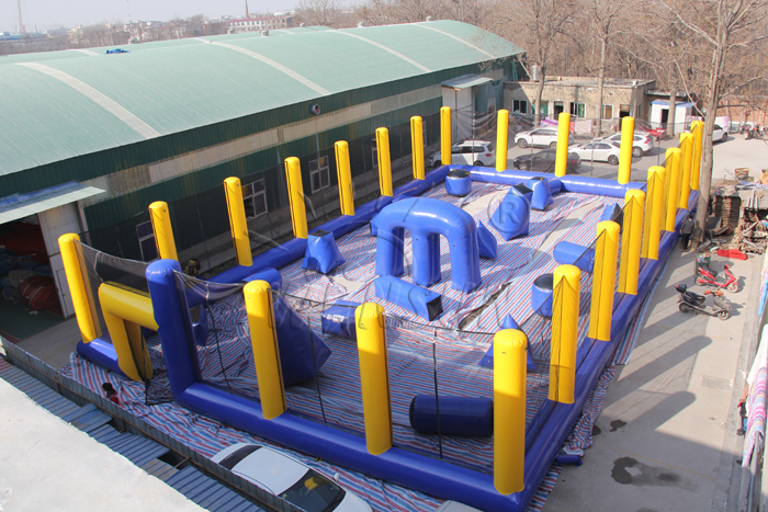 Champ de bunkers gonflable de 30x15x5m