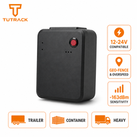Traceur GPS magnétique sans fil pour véhicules larges, remorques et conteneurs, 12-24V, avec alerte géofence et de survitesse, sensibilité 163dBm