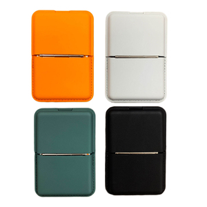 Tarjetero Magnético con Correa Elástica, Funda de Cuero PU de Lujo para Teléfono, Cartera Delgada para Tarjetas de Crédito, Soporte Plegable - Product Image 4