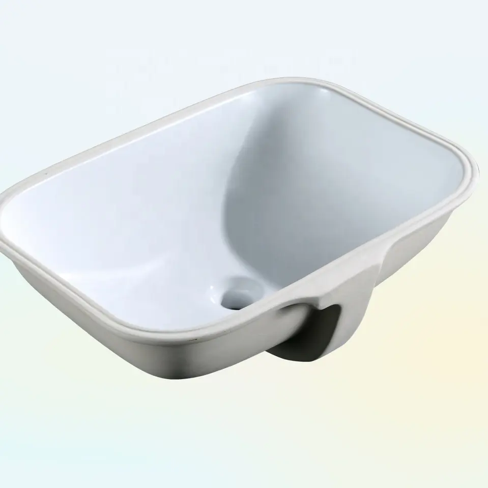 カウンター洗面台バスルーム下ブラケットセラミック洗面器付き高級ラバボ洗面器