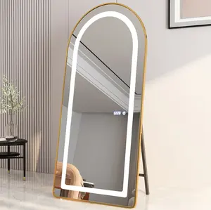 设计酒店发光二极管背光镜/壁挂式智能发光二极管玻璃镜定制尺寸