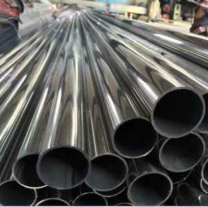 ท่อโลหะ OEM ODM 201 304 316L ASTM 304L ท่อเหล็กกล้าไร้สนิมทรงกลมขัดเงา ทนทานต่อการกัดกร่อน แบบไร้รอยต่อ/เชื่อม - Product Image 1