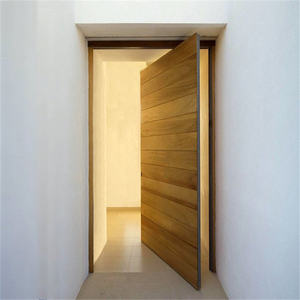 Portes doubles en <span class=keywords><strong>bois</strong></span> modernes de luxe les plus vendues pour les maisons et les hôtels avec un design imperméable - Product Image 2