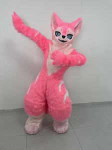 Funtoys Fursuit zorro de pelo largo \ Lobo \ conejo mascota traje Cosplay fiesta disfraz <span class=keywords><strong>Halloween</strong></span> desfile disfraz - Product Image 2