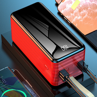 Banque de puissance Portable 80000mAh 100000mAh avec sortie de type C chargeur et banque de batterie polymère à affichage numérique rapide