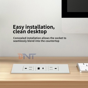 USA đồ nội thất Tabletop Ổ cắm điện sofa ổ cắm dải USB A + C cổng sạc lõm gắn ổ cắm - Product Image 2