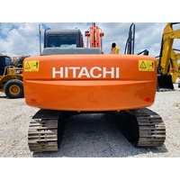 Excavatrice sur chenilles Hitachi ZX120 d'occasion haute performance, d'origine japonaise, vente chaude, pelle médiatine de 12 tonnes avec moteur Isuzu
