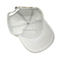 Casquette de baseball en coton avec broderie ton sur ton personnalisée, logo, nœud floral en dentelle détachable, chapeau structuré tendance pour femme