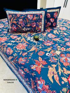 Rangbirangi Bedding Set Floral Discharge Print <b>Quilt</b> Cover Set Red <b>Bedspread</b> Pillow Covers for Bedroom Home Use - Product Image 6