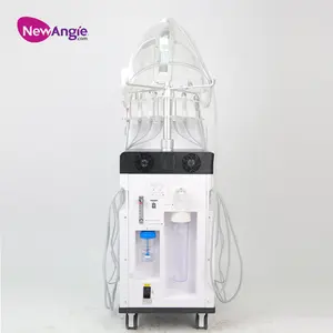 Newangie 9 In 1 Facial Oxygenated Machine H2o2 Hyperbaric Whitening Jet Peel Hydra Oxygen Facial Machine